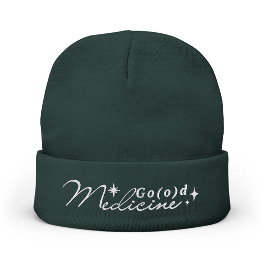 Go(o)d Medicine Embroidered Beanie