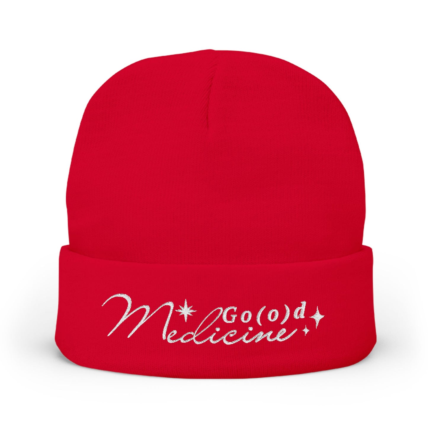 Go(o)d Medicine Embroidered Beanie